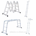 Sicherheitsverriegelung Scharniere 150kg Kapazität Aluminium Multi Purpose Folding Extension Ladder